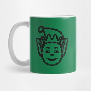 Christmas elf pixel art Mug